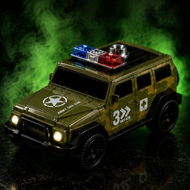 Military Green Jeep Battery