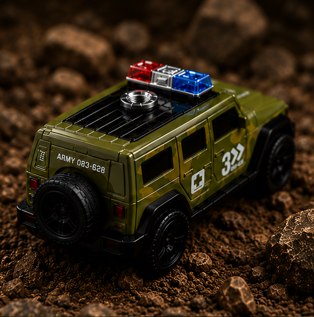 Military Green Jeep Battery